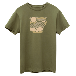 State Hills Supima® Tee - Dark Olive